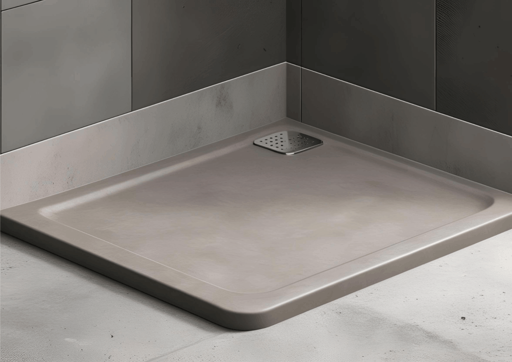 Piatto doccia modulare alluminio leggero cemento 2